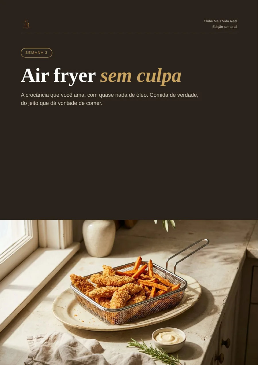 Capa de uma edição semanal do Clube Mais Vida Real