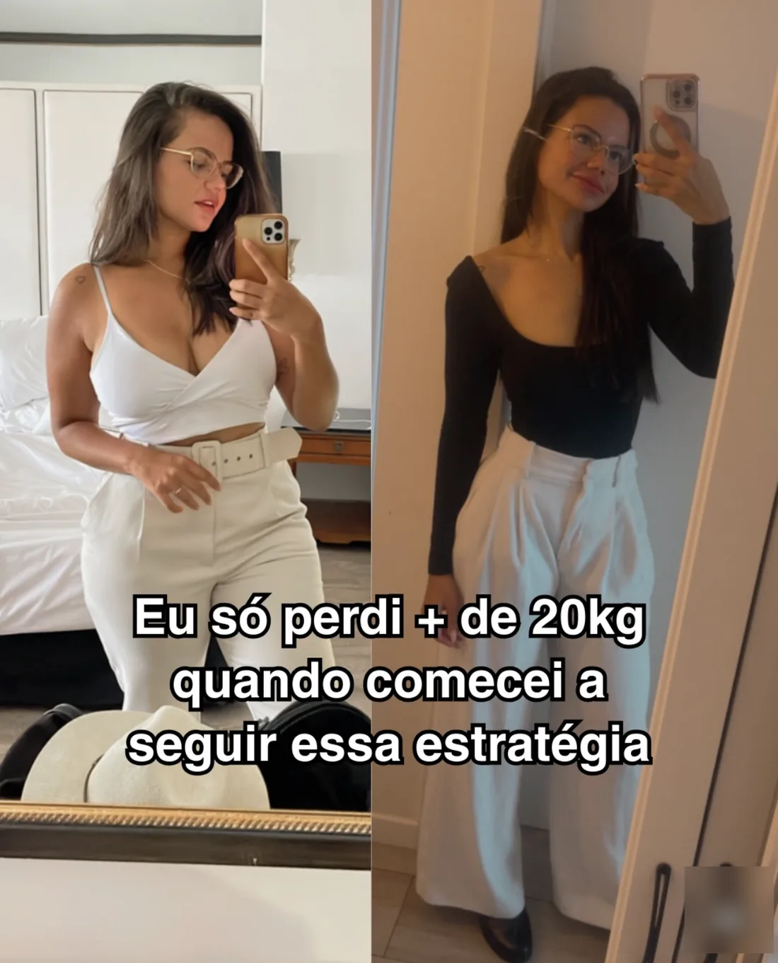 Antes e depois da Ericka Barbosa, perdeu mais de 20 kg